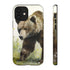 Grizzly Bear in a Field - Impact Resistant Phone Case iPhone 12 Matte